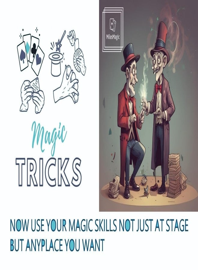 MilesMagic Magician's Color Changing Card Gimmick on Bicycle Rider Back Illusion | Highly Visual Card Trick | for Street Magic or Stage Magic Tricks | Only 1 Card (Blue to Red) - Image 4